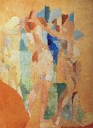 Delaunay, Robert The three Graces painting